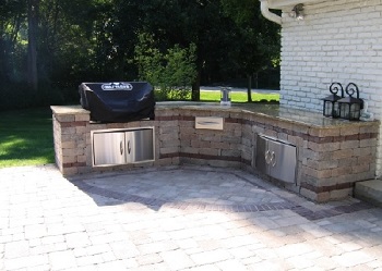 Outdoor kitchen installed in Saukville