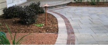 Outdoor lighting and installation services from Oberndorfer Landscape Development Mequon Landscaping Services