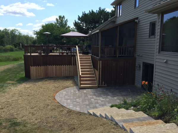 Flat Stone Patio