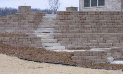 Oberndorfer Landscape Development Retaining Wall Hardscaping