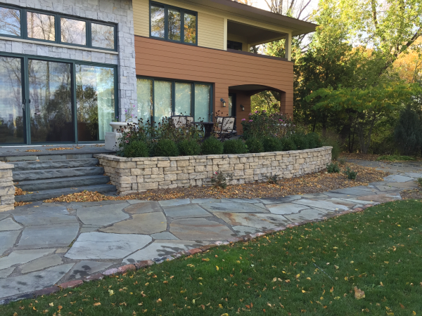Flagstone Retaining Wall for Porches Contractor for Ozaukee County