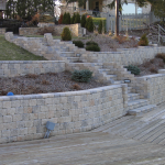 Terraced Brick Retaining Wall Builder for Ozaukee County
