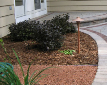 Mulch installed in Mequon by landscaping professionals